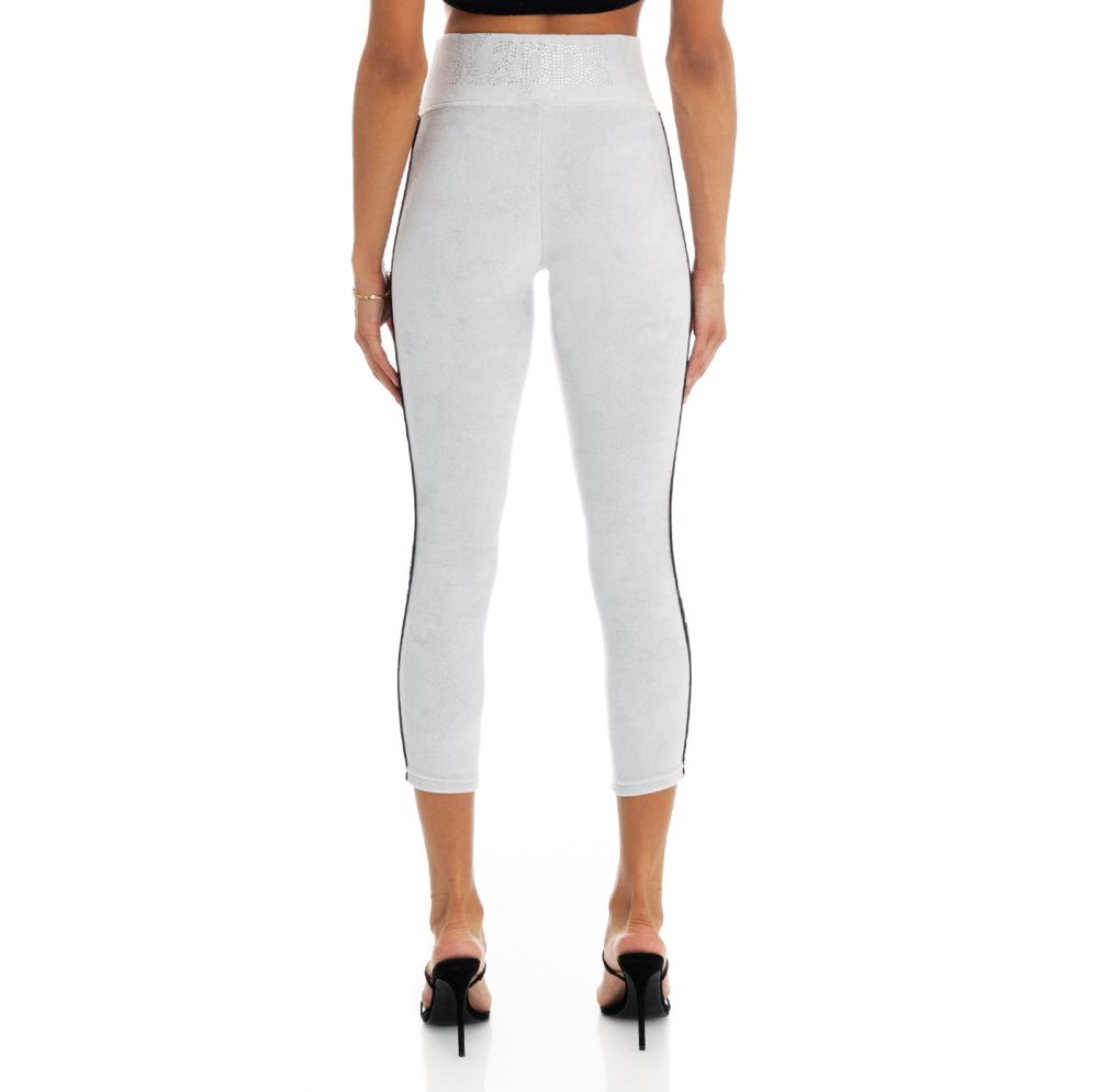 Kappa 222 Banda Slit Leggings Grey | FT9713804