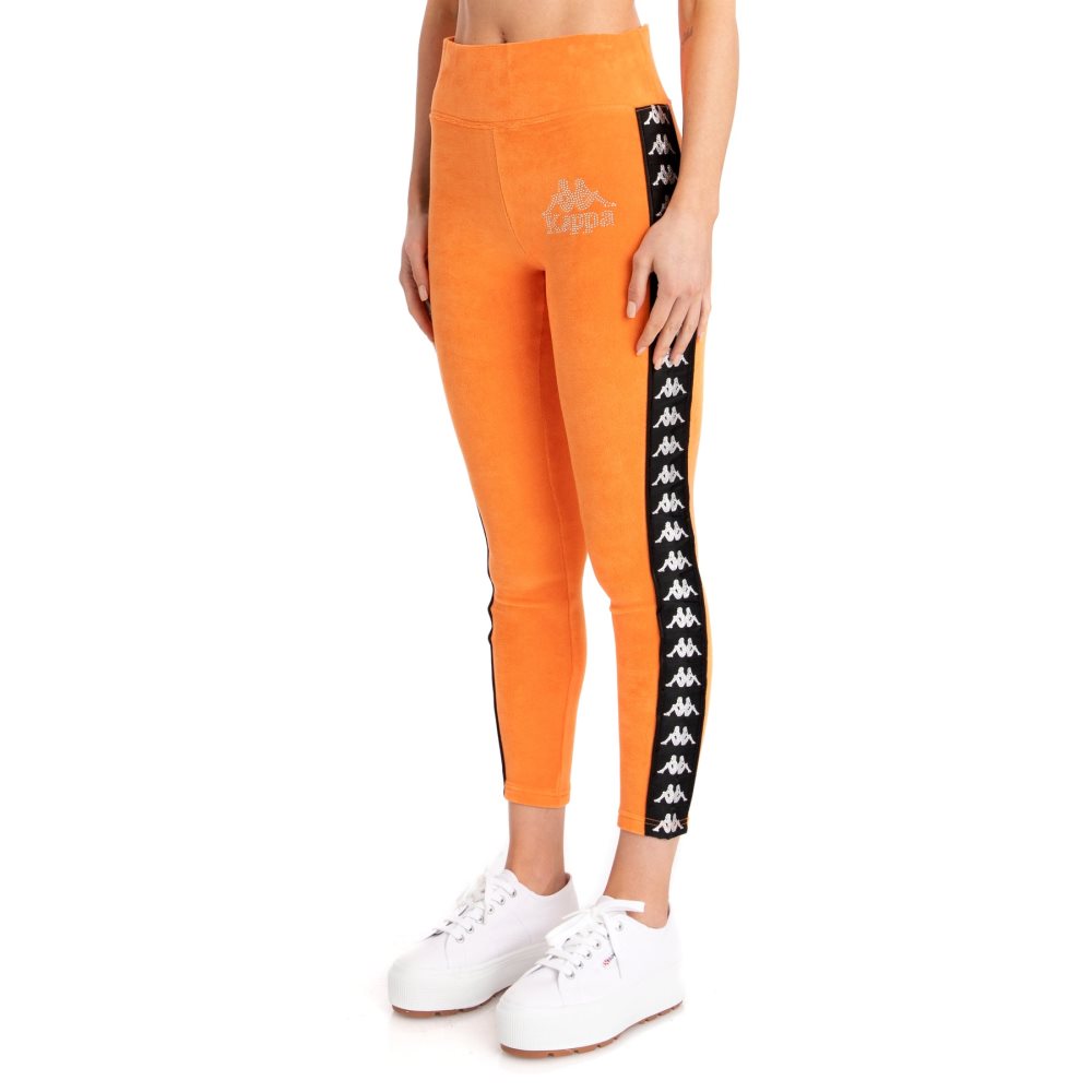 Kappa 222 Banda Stele Leggings Orange | WQ7308514