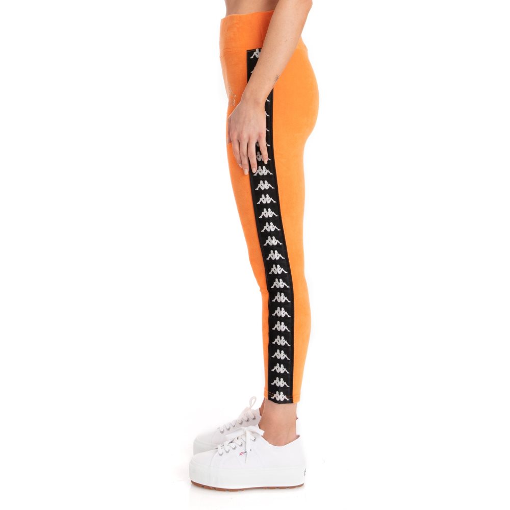 Kappa 222 Banda Stele Leggings Orange | WQ7308514