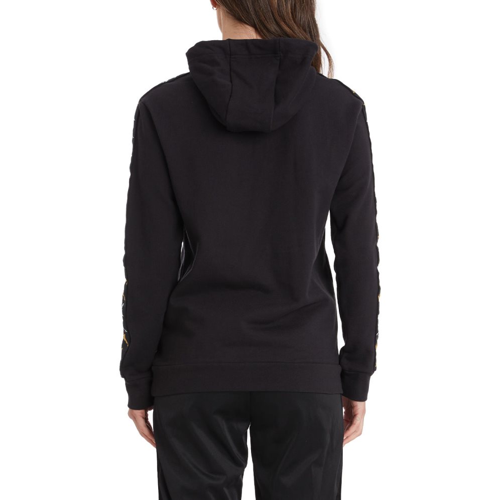 Kappa 222 Banda Thebundaberg Hoodie Black | ES7986240