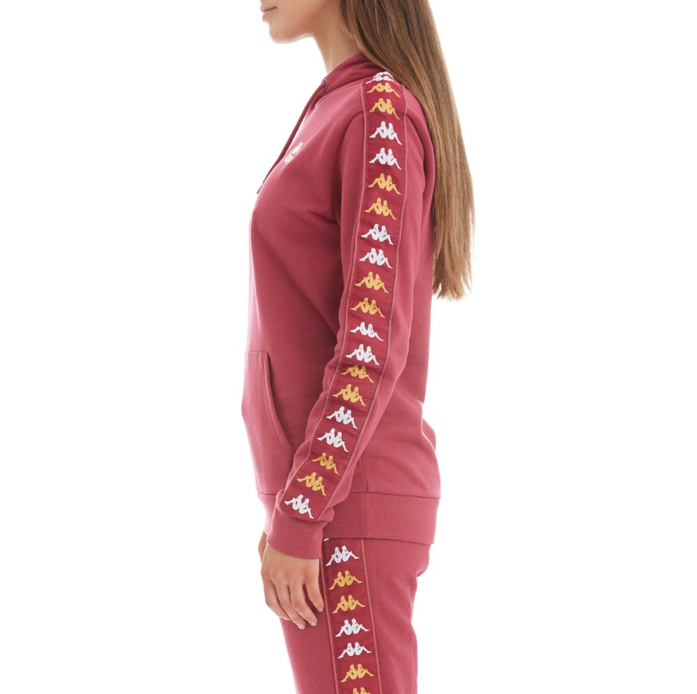 Kappa 222 Banda Thebundaberg Hoodie Burgundy | HM8406137
