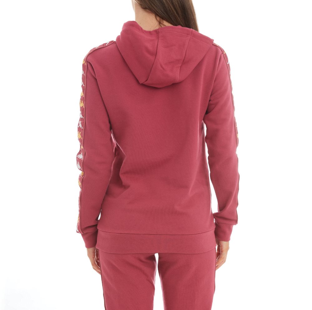 Kappa 222 Banda Thebundaberg Hoodie Burgundy | MG8497316