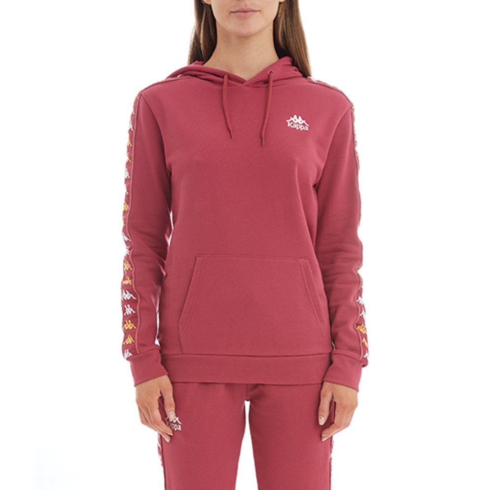 Kappa 222 Banda Thebundaberg Hoodie Burgundy | MG8497316