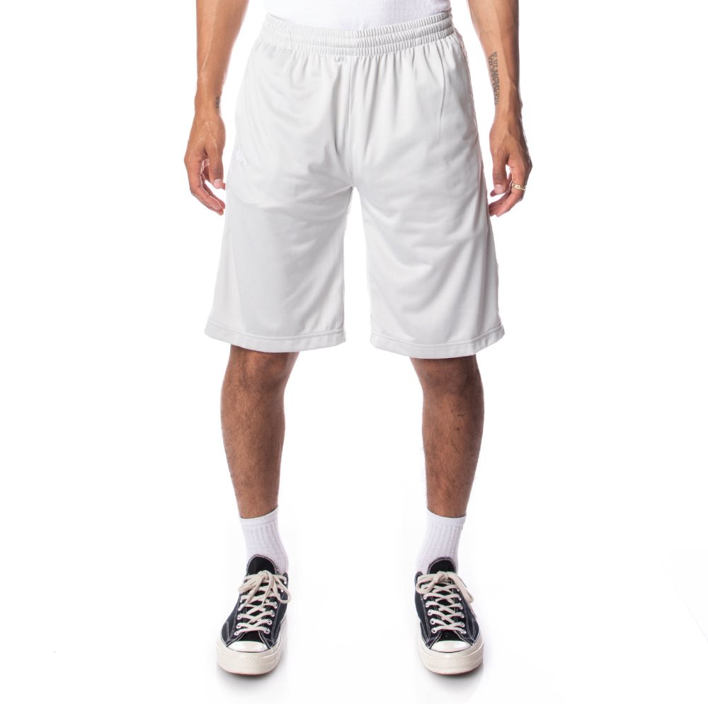 Kappa 222 Banda Treadwellz Shorts Grey White | YV3904861
