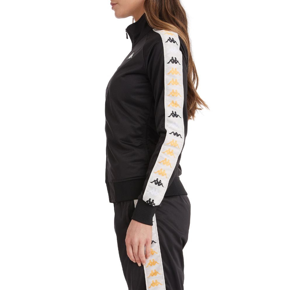 Kappa 222 Banda Wanniston 2 Track Jackets Black | EQ5231479