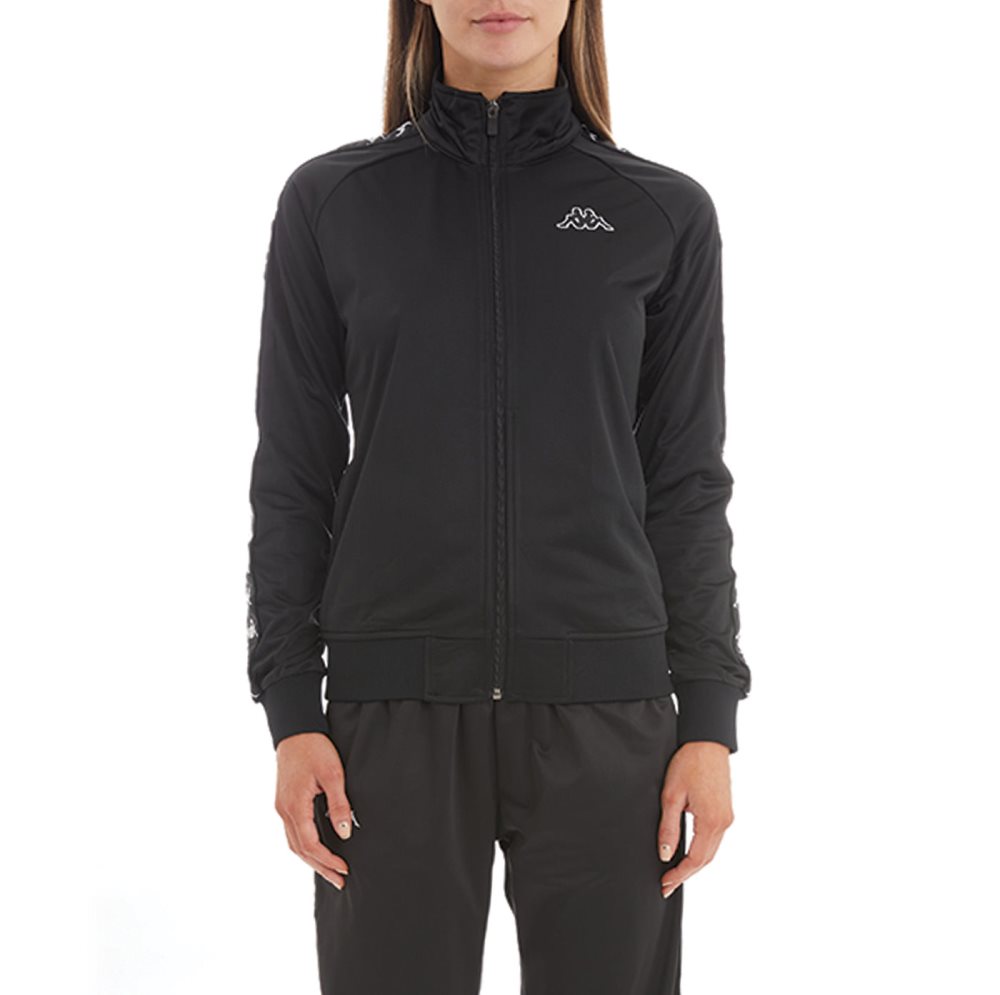 Kappa 222 Banda Wanniston Track Jackets Black | PA9537281