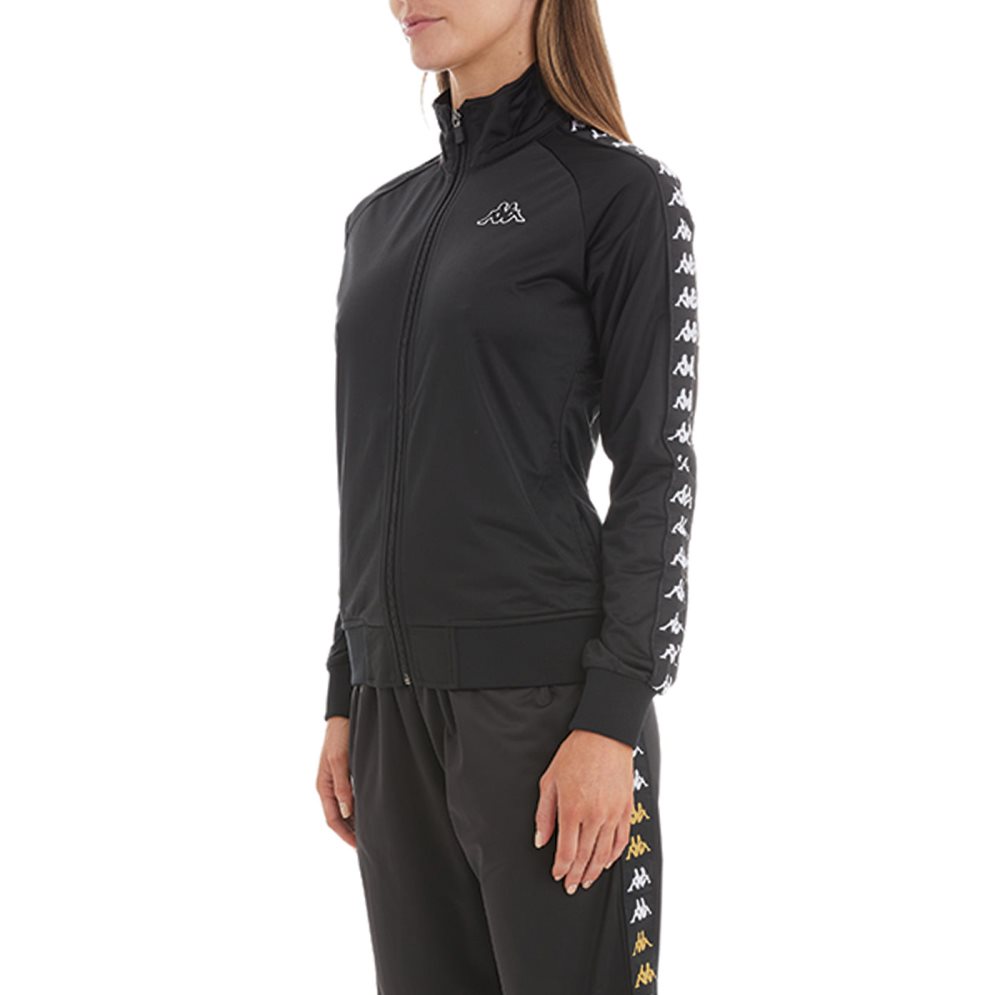 Kappa 222 Banda Wanniston Track Jackets Black | VR4769308