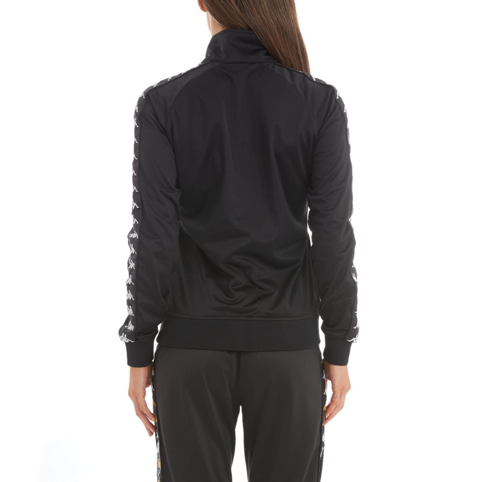 Kappa 222 Banda Wanniston Track Jackets Black | VR4769308