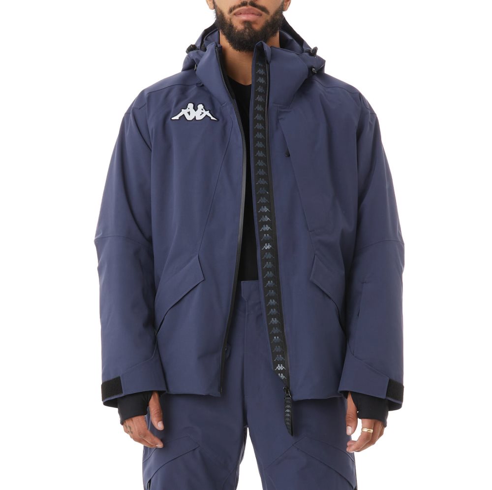 Kappa 6Cento 611p Ski Jackets Blue | YR2968370