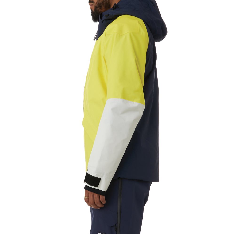 Kappa 6Cento 611p Ski Jackets Blue Yellow | EA8275364