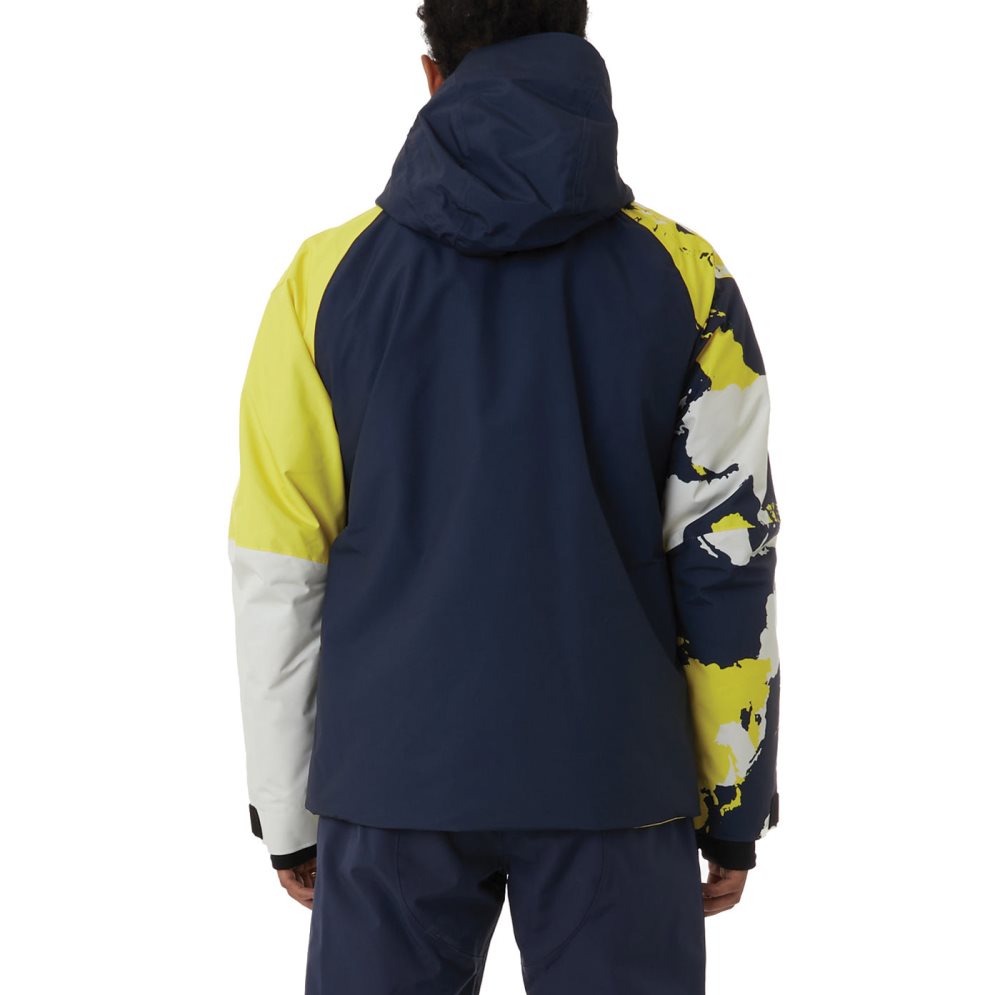 Kappa 6Cento 611p Ski Jackets Blue Yellow | EA8275364