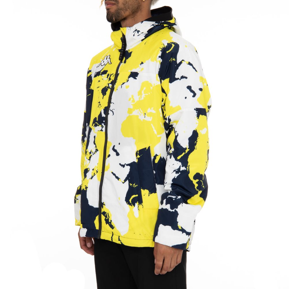 Kappa 6Cento 660F Ski Jackets Blue Yellow | ON8192645