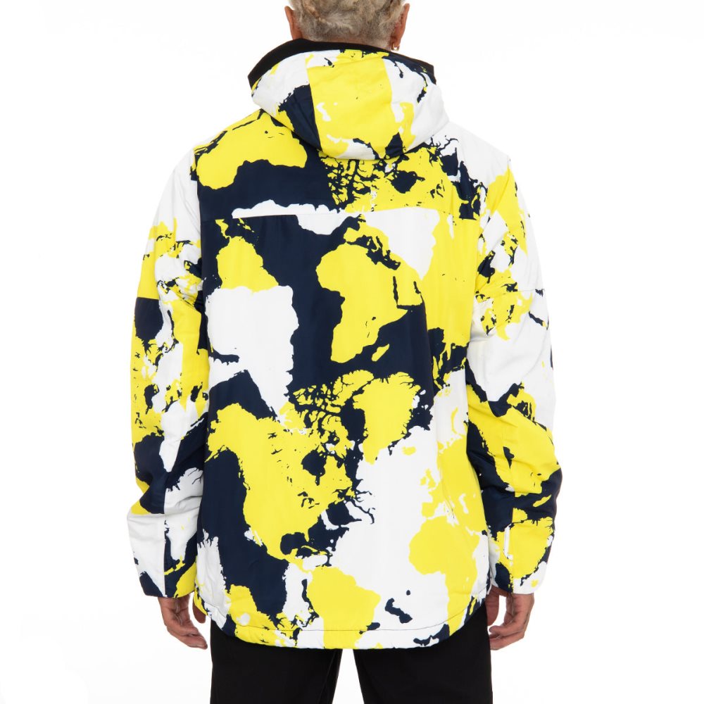 Kappa 6Cento 660F Ski Jackets Blue Yellow | ON8192645
