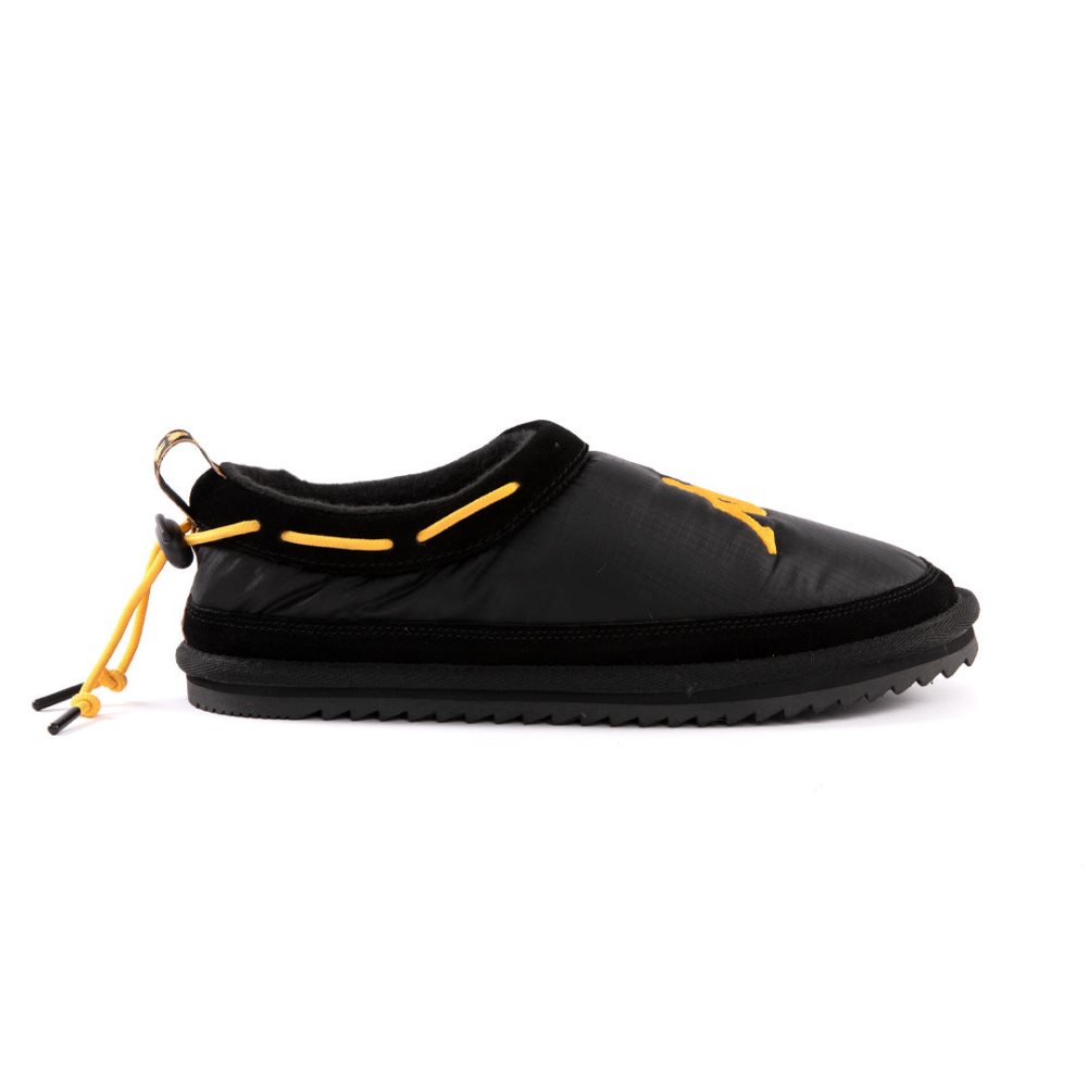 Kappa Authentic 3 Mules Black Light Yellow | AF3560978