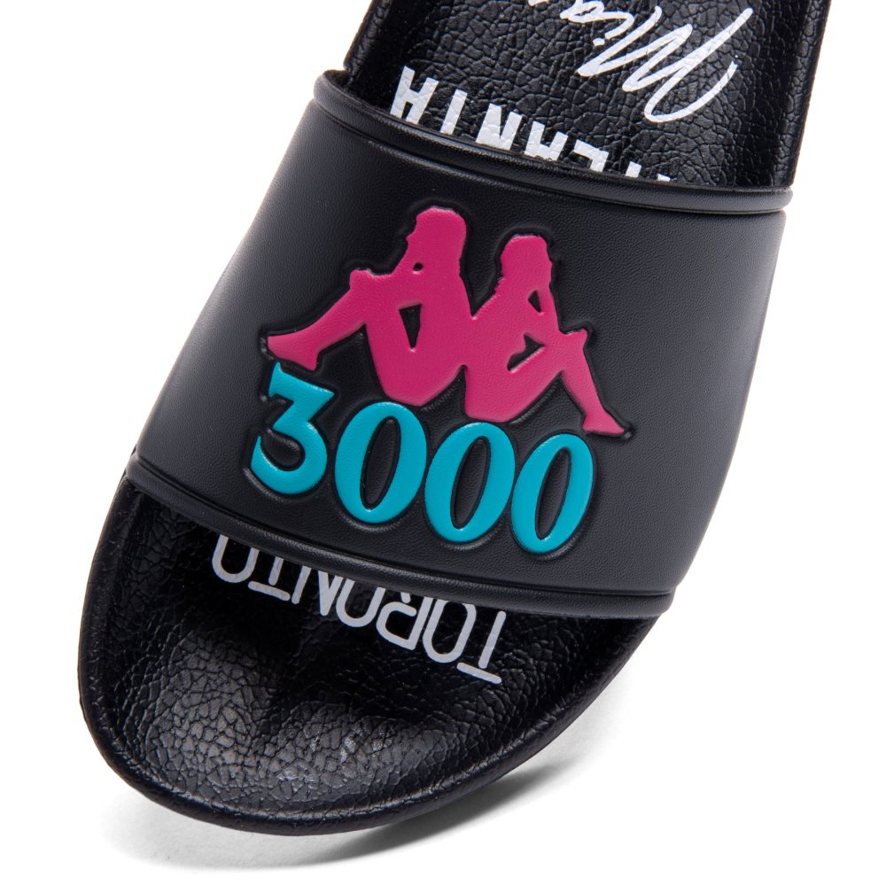 Kappa Authentic Adam 2 Gumball Slides Black | YA6385719
