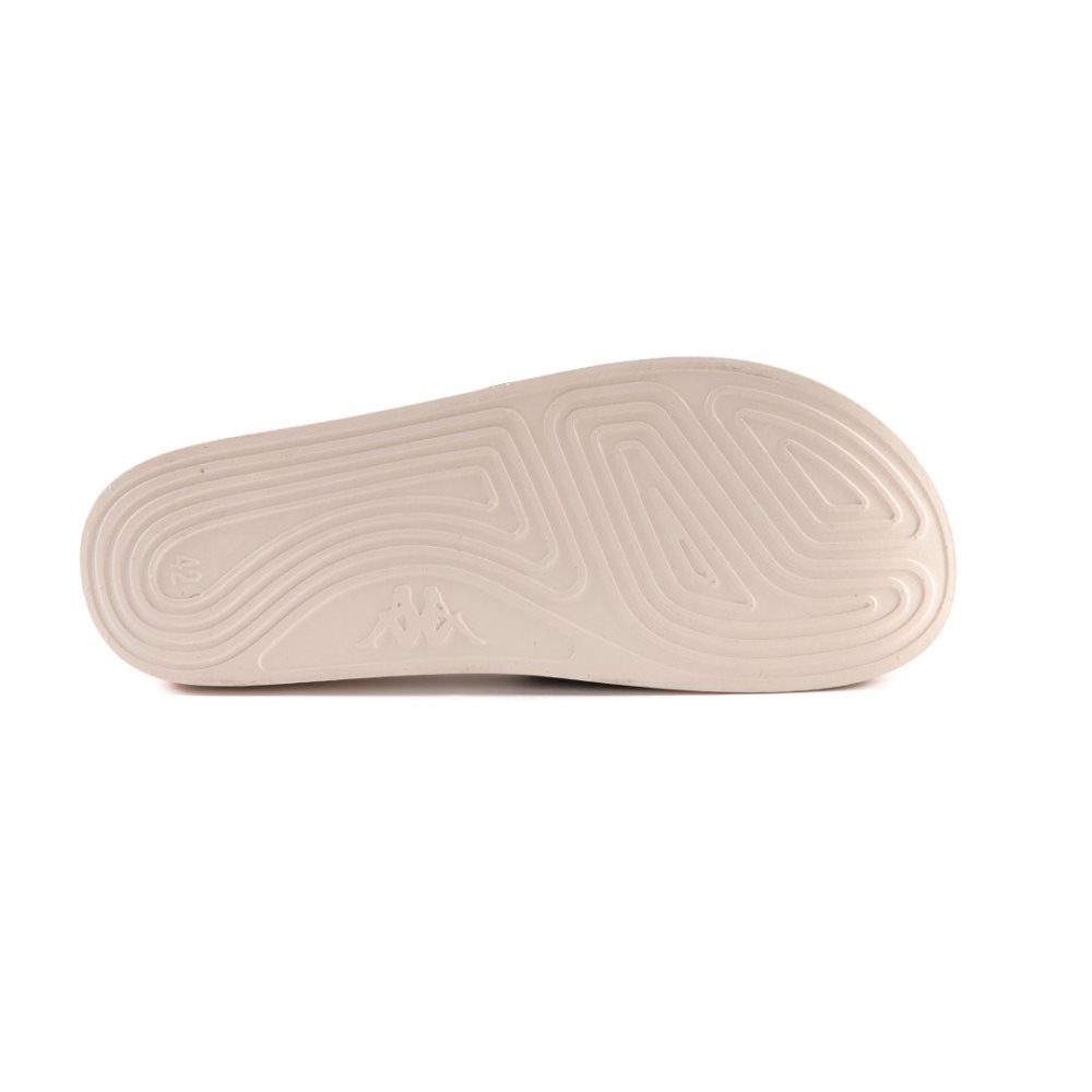 Kappa Authentic Adam 2 Slides Green Olive Grey White | CD4369508