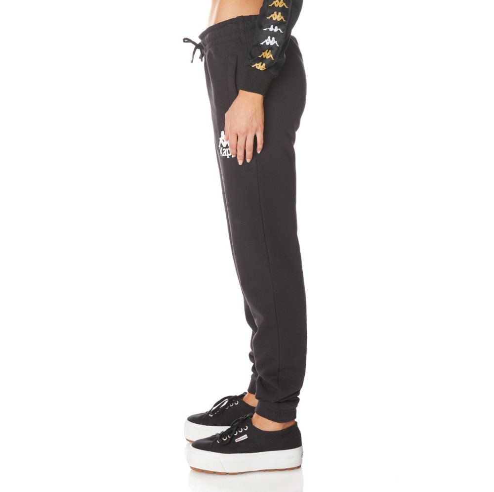 Kappa Authentic Ambalavao Sweatpants Black | SG8230756