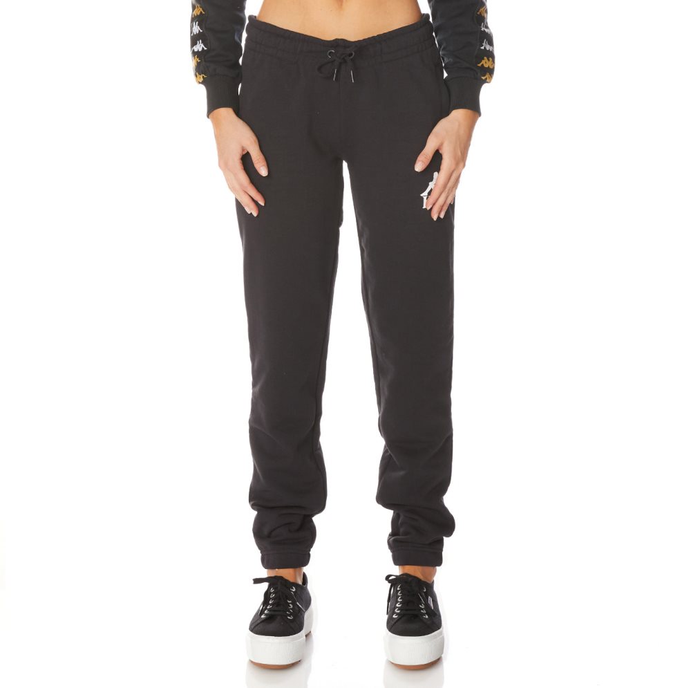 Kappa Authentic Ambalavao Sweatpants Black | SG8230756