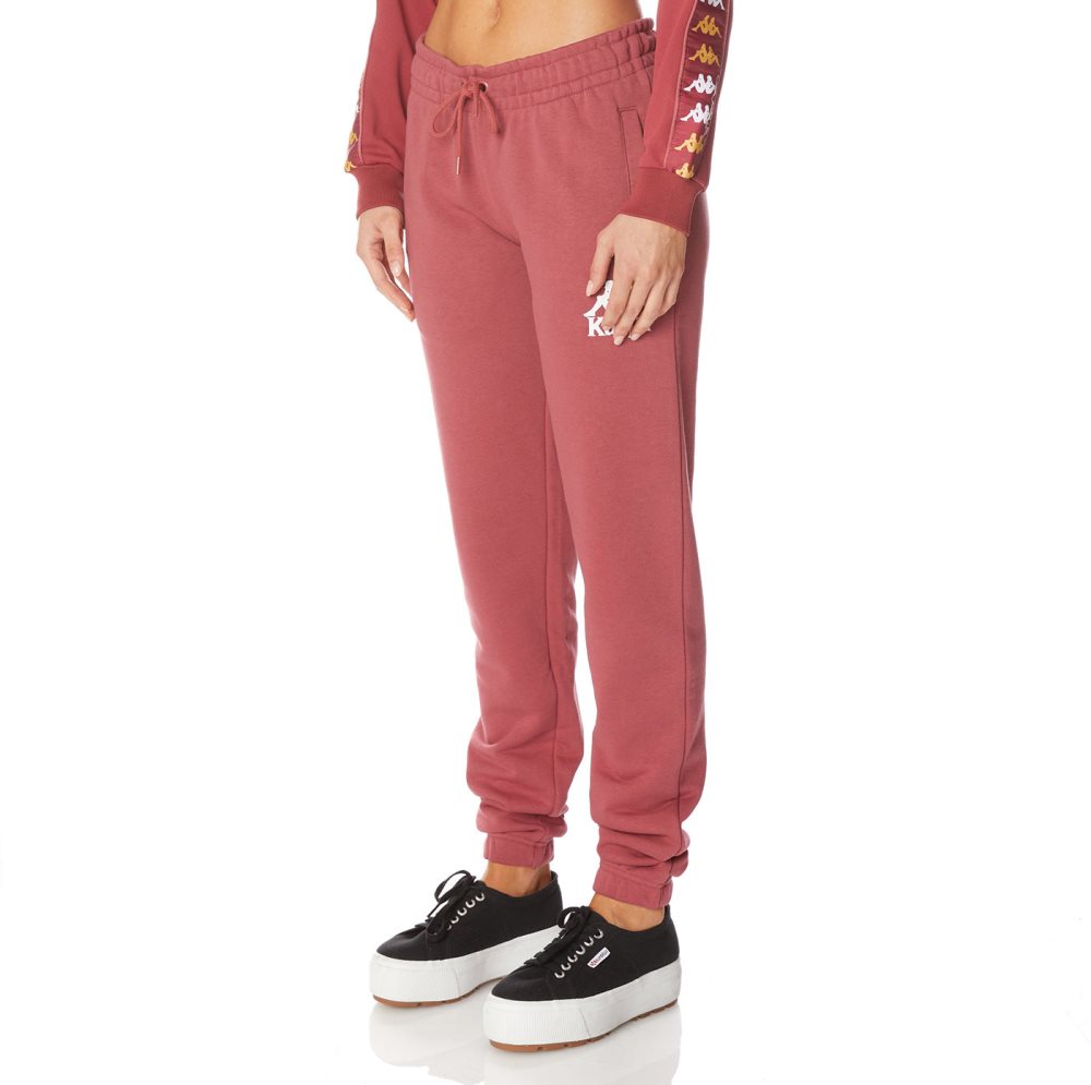 Kappa Authentic Ambalavao Sweatpants Burgundy | UY2179305