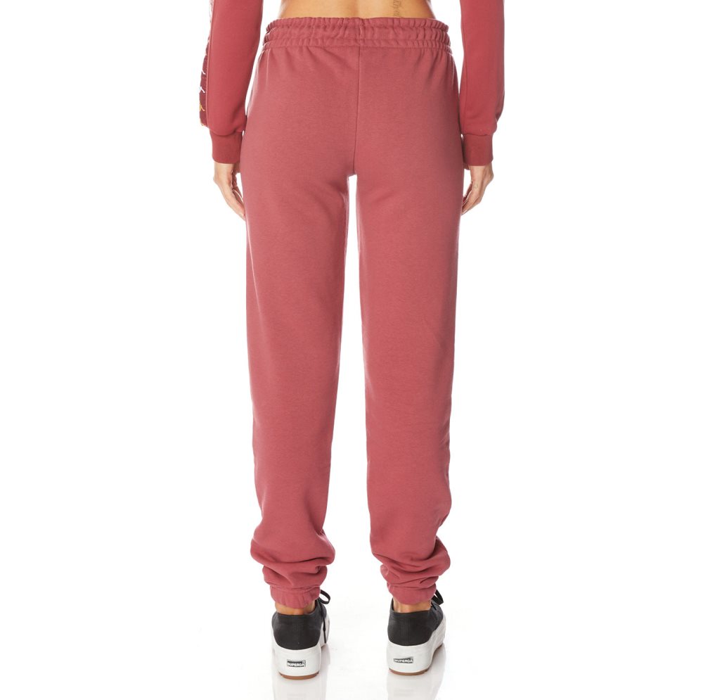 Kappa Authentic Ambalavao Sweatpants Burgundy | UY2179305