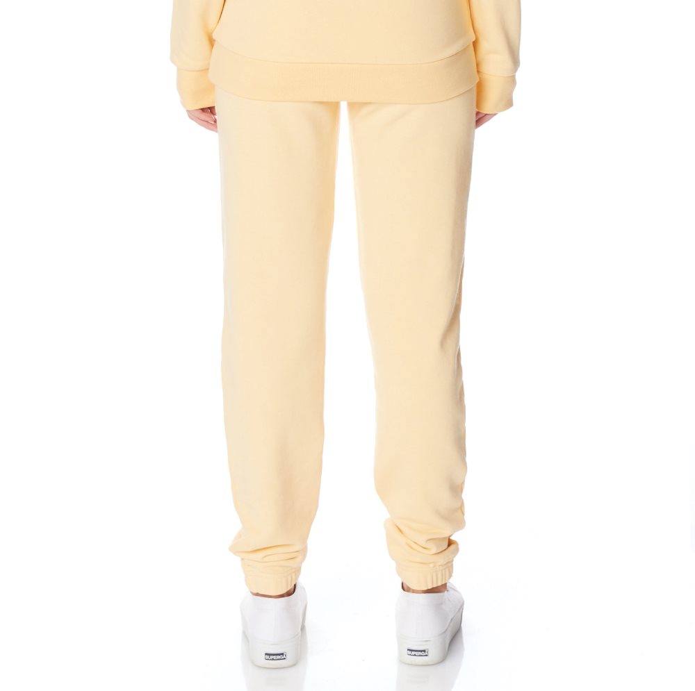 Kappa Authentic Ambalavao Sweatpants Light Yellow White | OD6840932