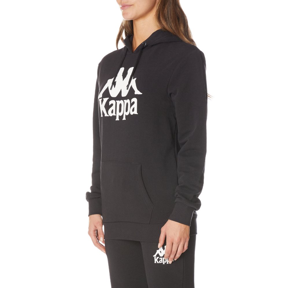 Kappa Authentic Ambanja Hoodie Black | SO3524607