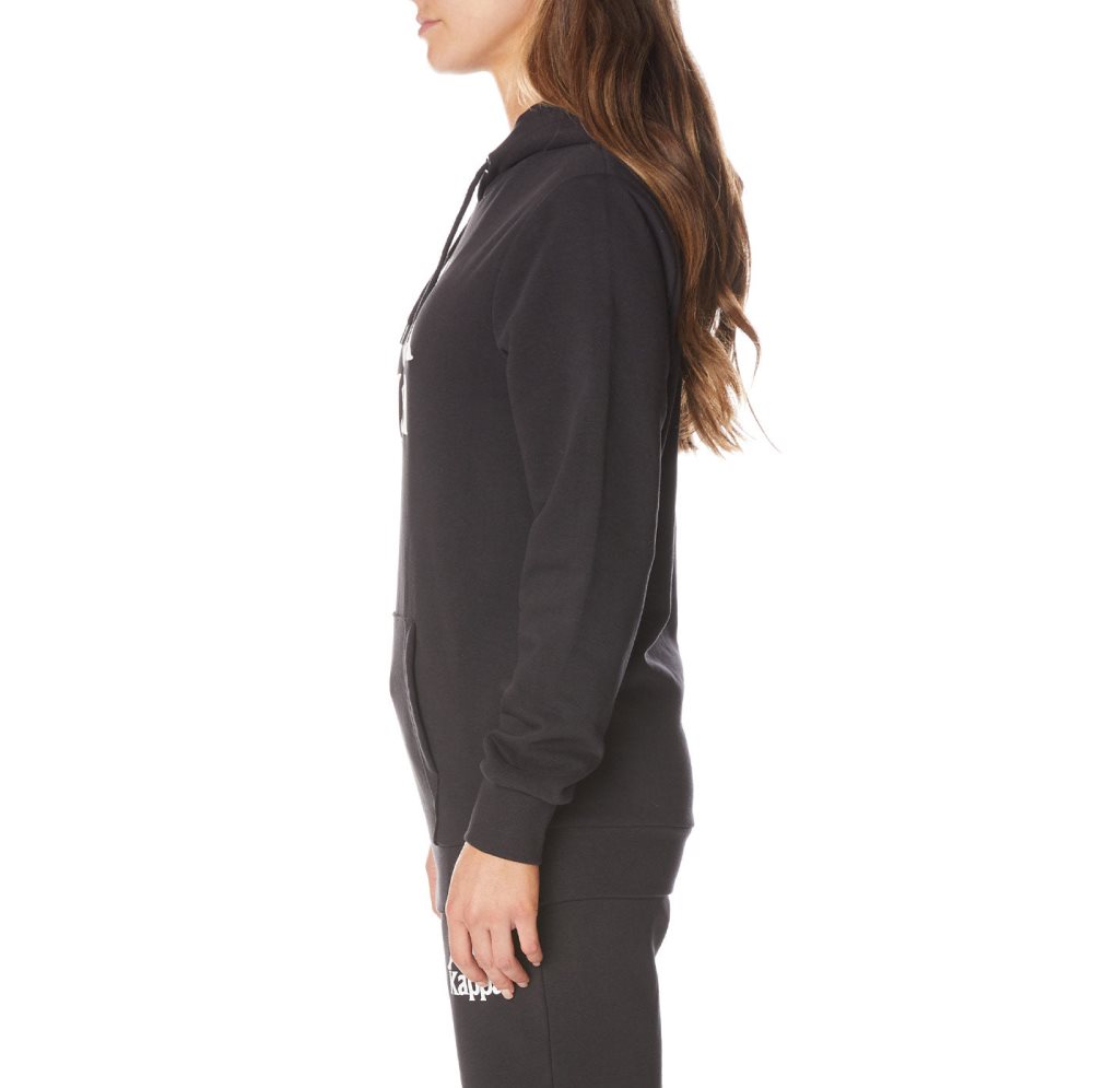 Kappa Authentic Ambanja Hoodie Black | SO3524607