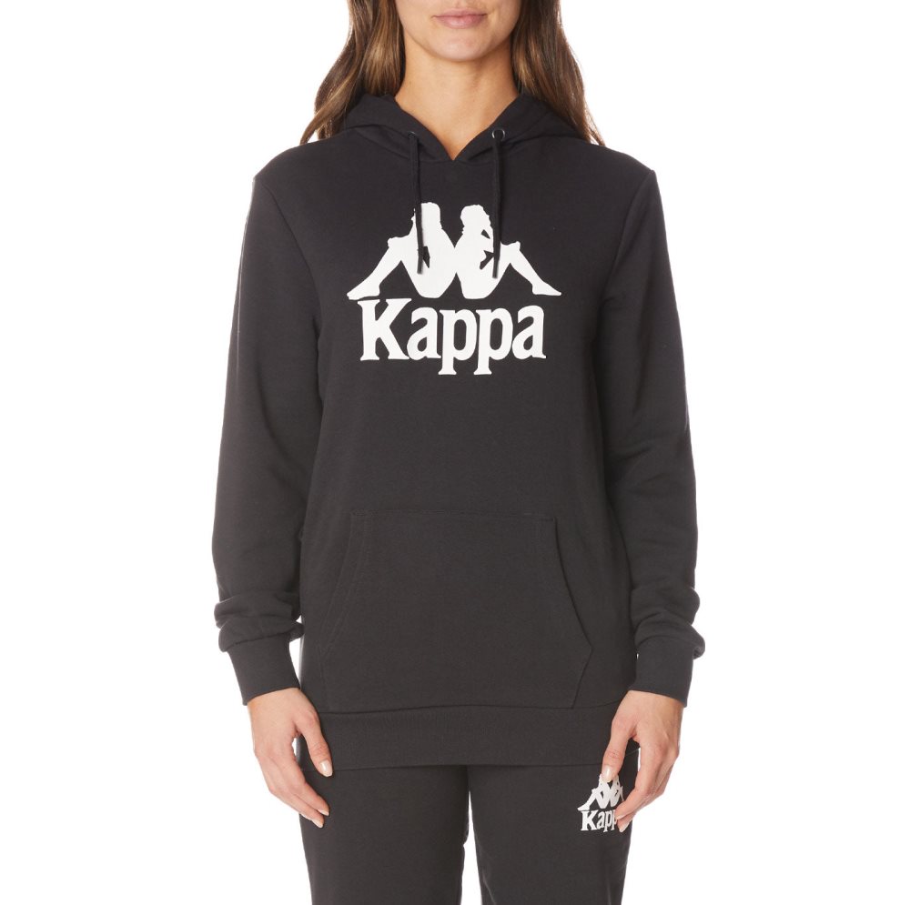 Kappa Authentic Ambanja Hoodie Black | SO3524607