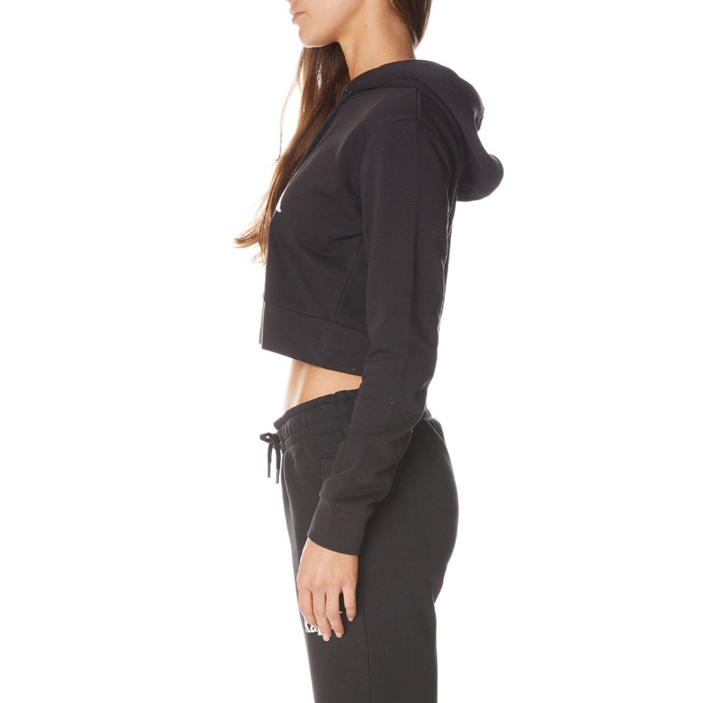 Kappa Authentic Ambatobeny Hoodie Black | UY0459861