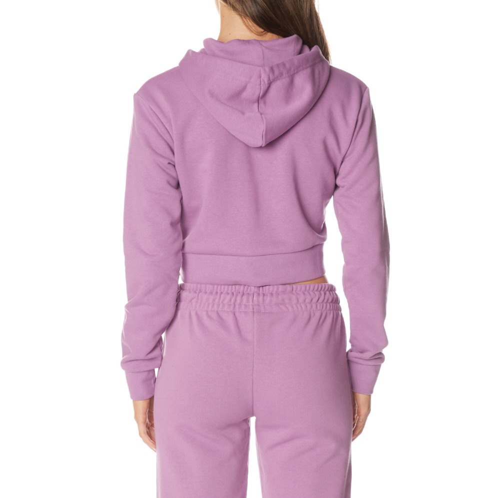 Kappa Authentic Ambatobeny Hoodie Purple Lavender White | LR8692457