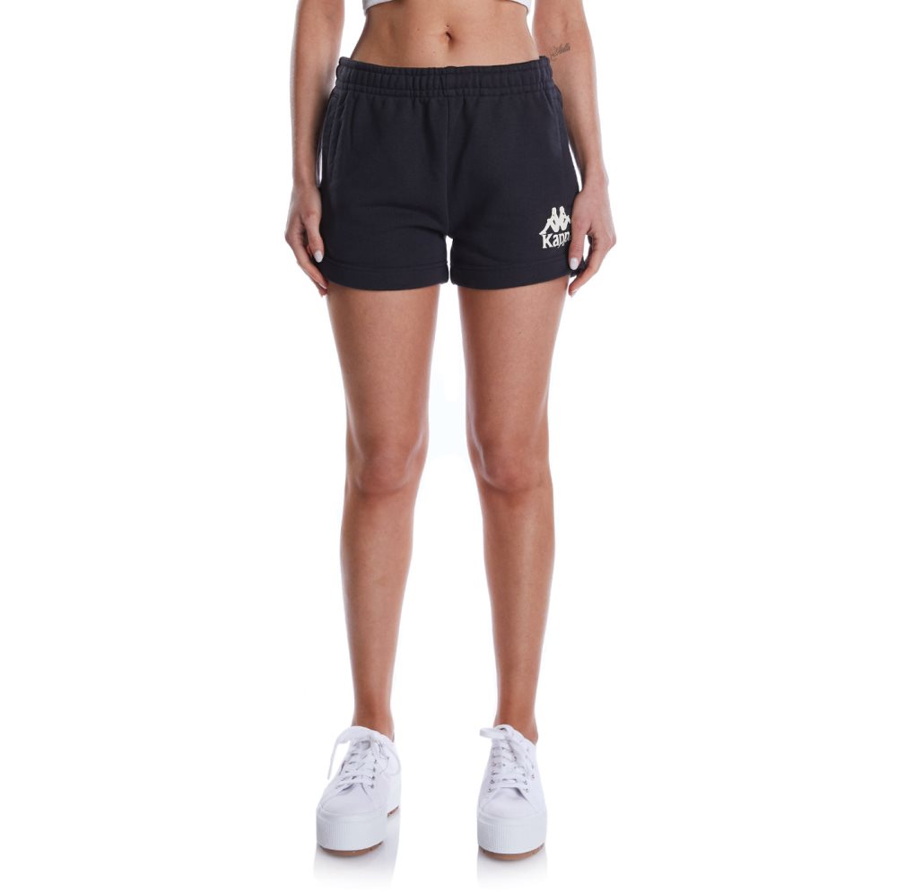 Kappa Authentic Ambatolampy Shorts Black Brown | RF6072519