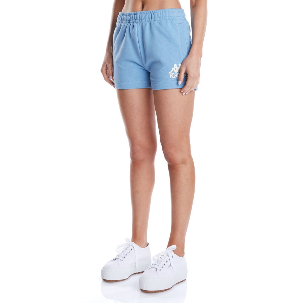 Kappa Authentic Ambatolampy Shorts Light Blue Brown | BC5629348