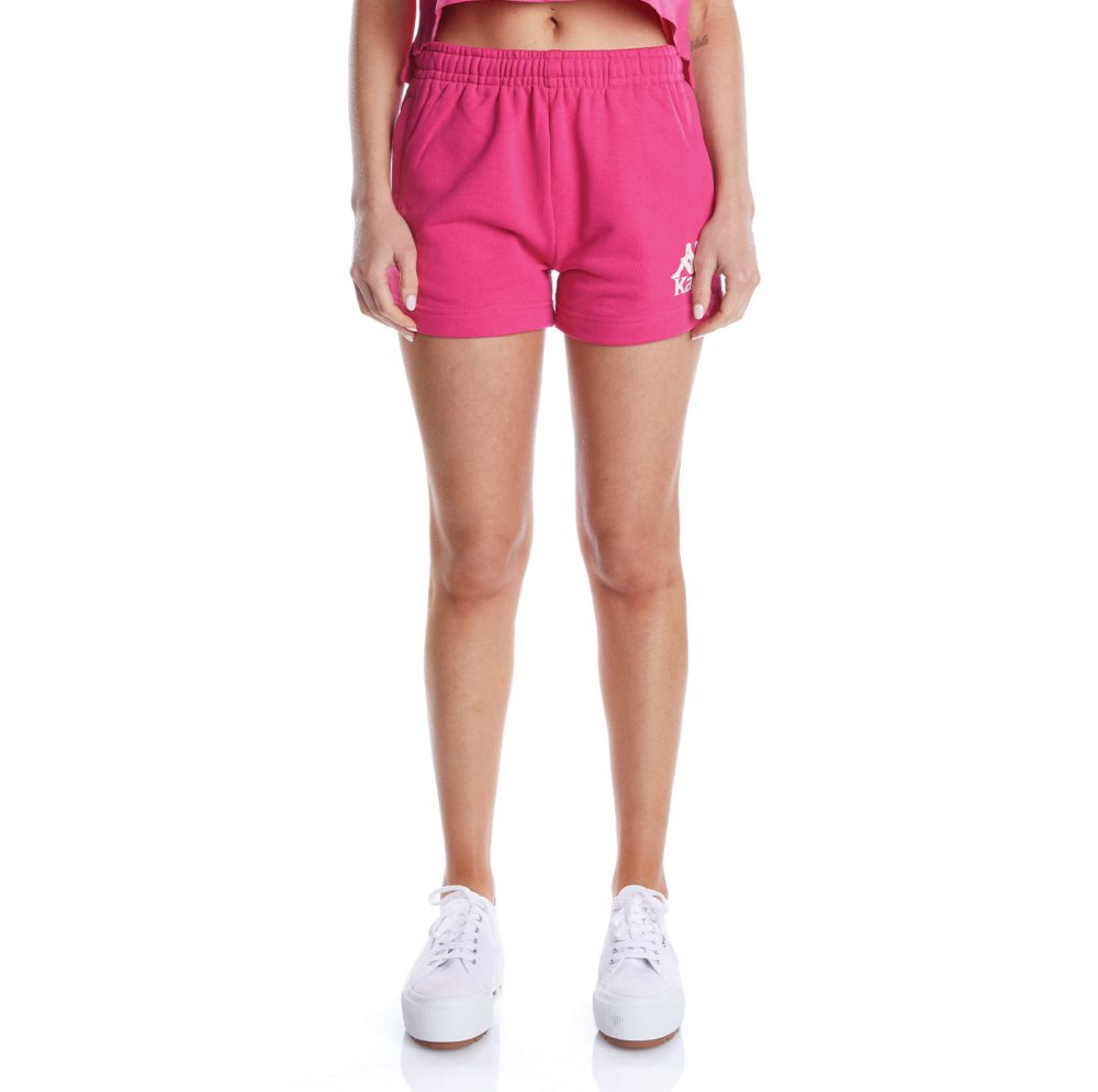 Kappa Authentic Ambatolampy Shorts Pink Brown | OJ2301964