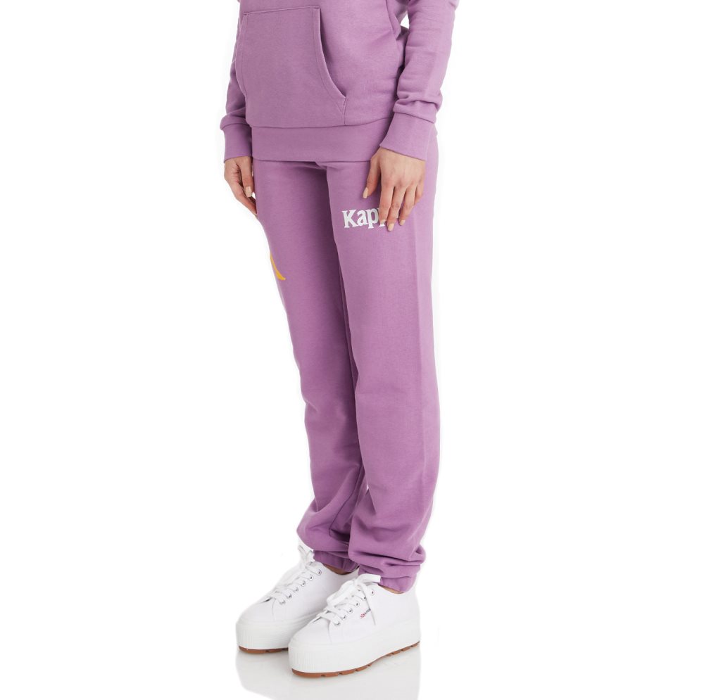 Kappa Authentic Ambatomainty Sweatpants Purple Lavender White | YJ5473896