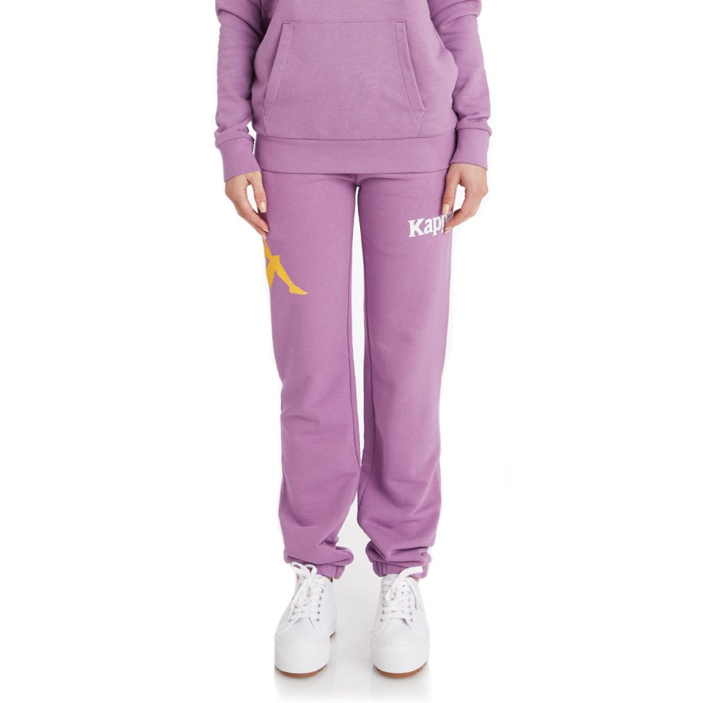Kappa Authentic Ambatomainty Sweatpants Purple Lavender White | YJ5473896