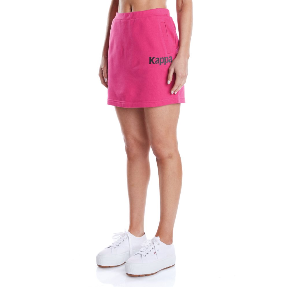 Kappa Authentic Ambatondrazaka Skirts Pink Black | EF5849312