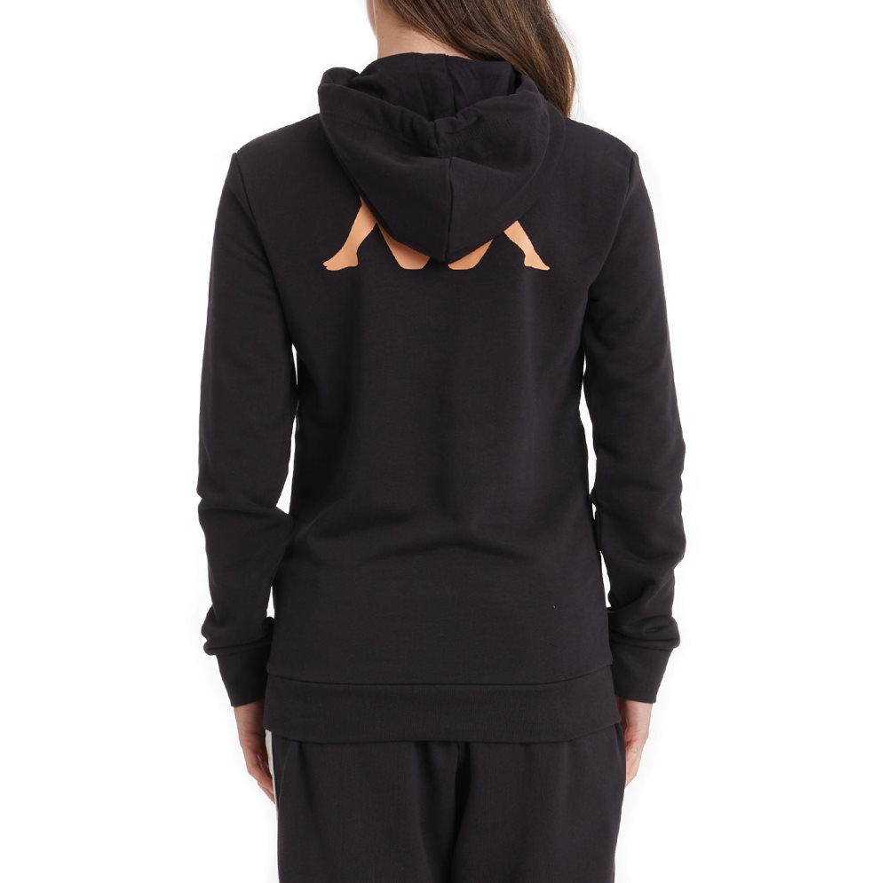 Kappa Authentic Ambenja Hoodie Black | HT9842503