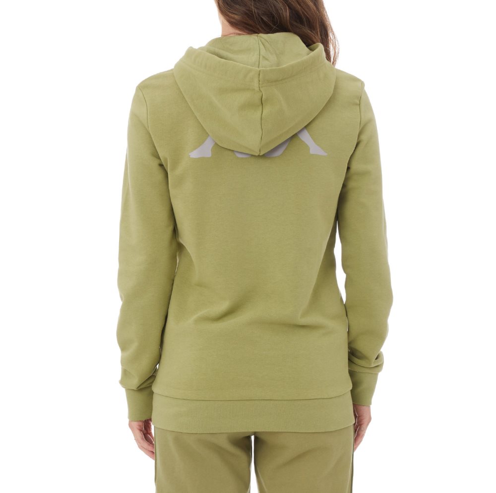 Kappa Authentic Ambenja Hoodie Green | BT5840673