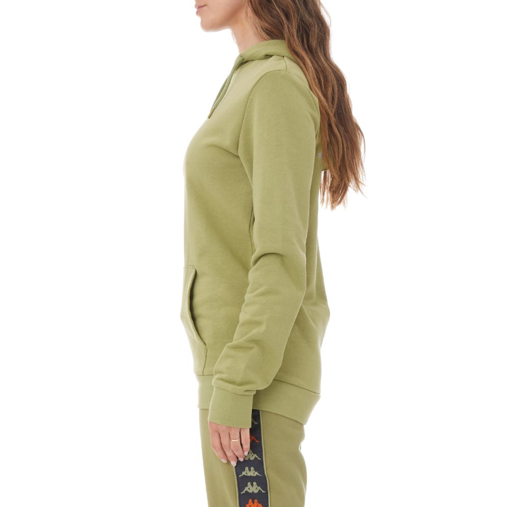 Kappa Authentic Ambenja Hoodie Green | GK8930427
