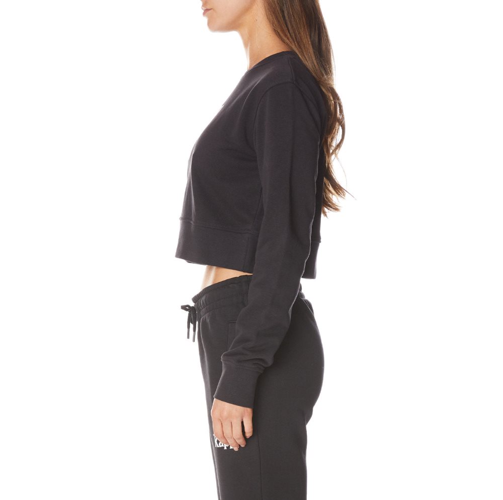 Kappa Authentic Ambilobe Sweatshirts Black | MC7412593