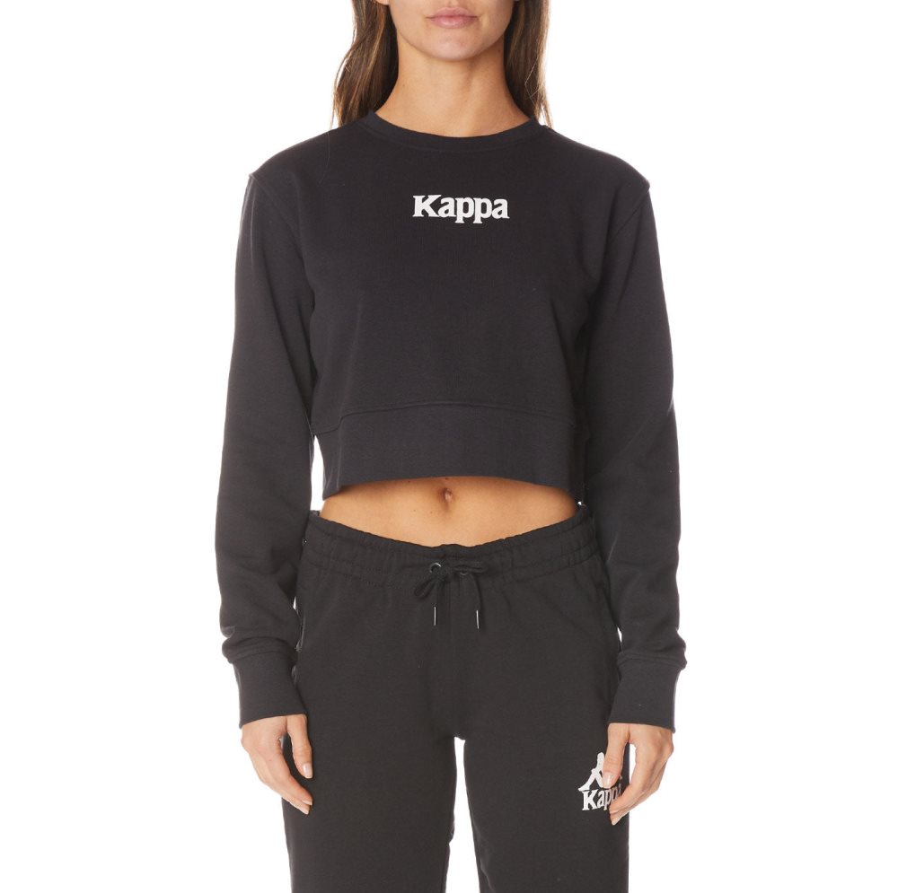 Kappa Authentic Ambilobe Sweatshirts Black | MC7412593