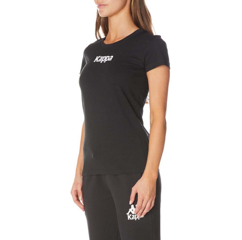Kappa Authentic Amboasary T Shirts Black | JL1706589
