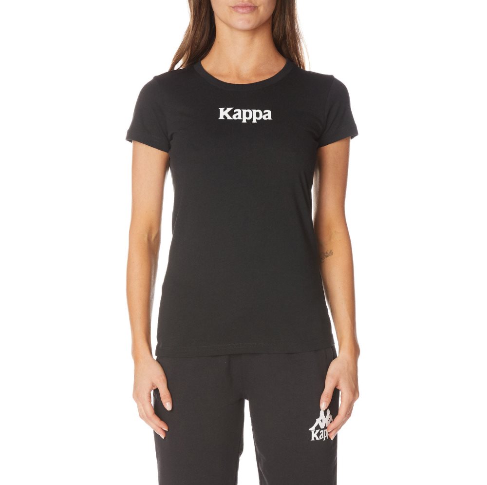 Kappa Authentic Amboasary T Shirts Black | JL1706589
