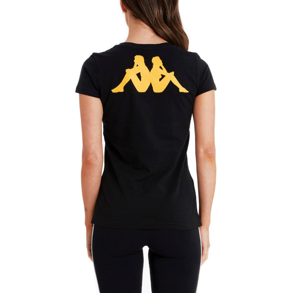 Kappa Authentic Amboasary T Shirts Black | QJ6270134