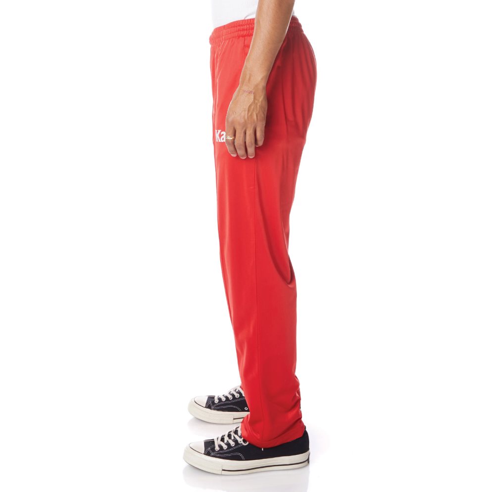 Kappa Authentic Ambret Track Pants Red White | IR0325948