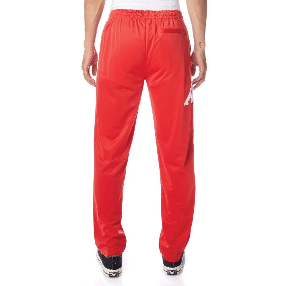 Kappa Authentic Ambret Track Pants Red White | IR0325948