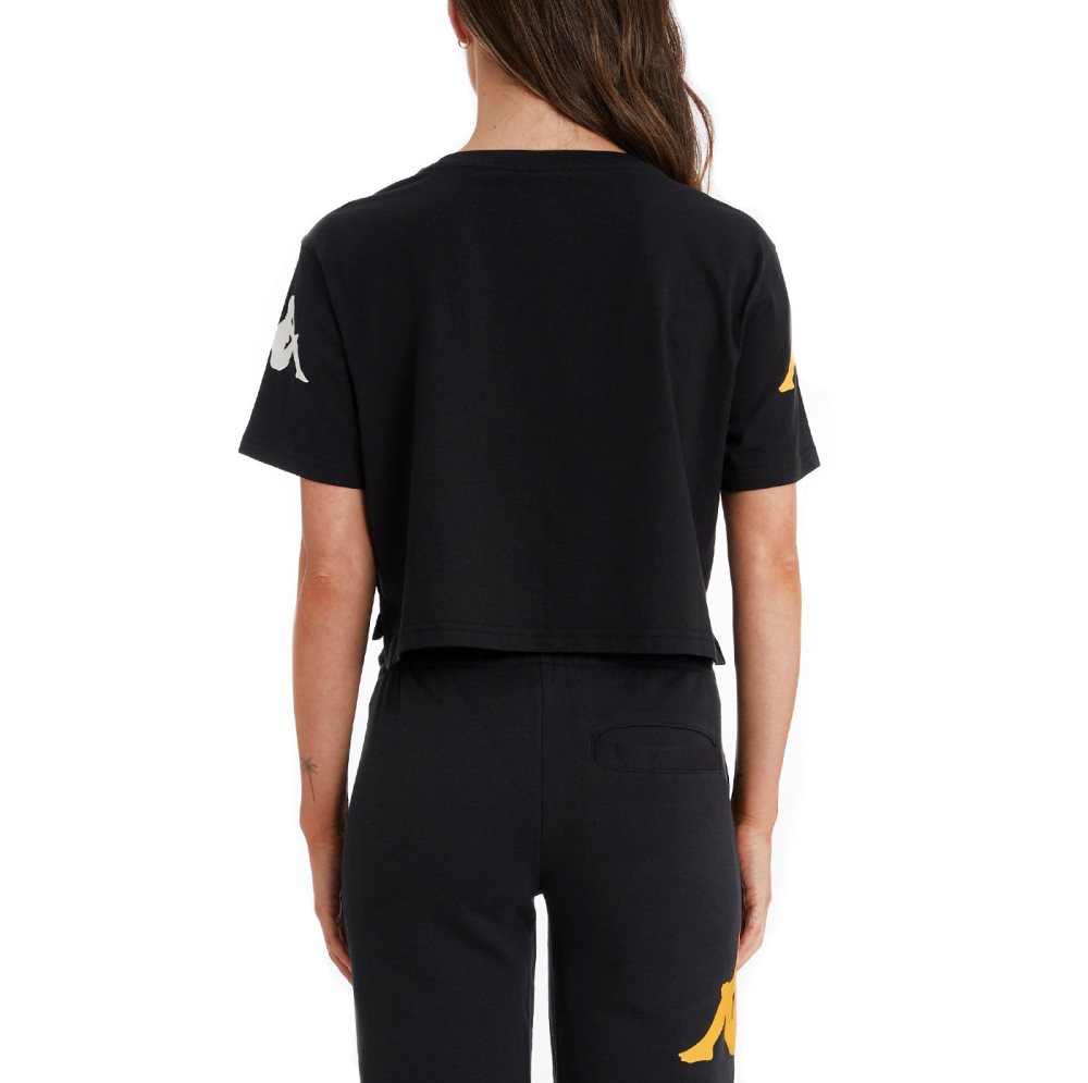 Kappa Authentic Amilk T Shirts Black | IO0172453