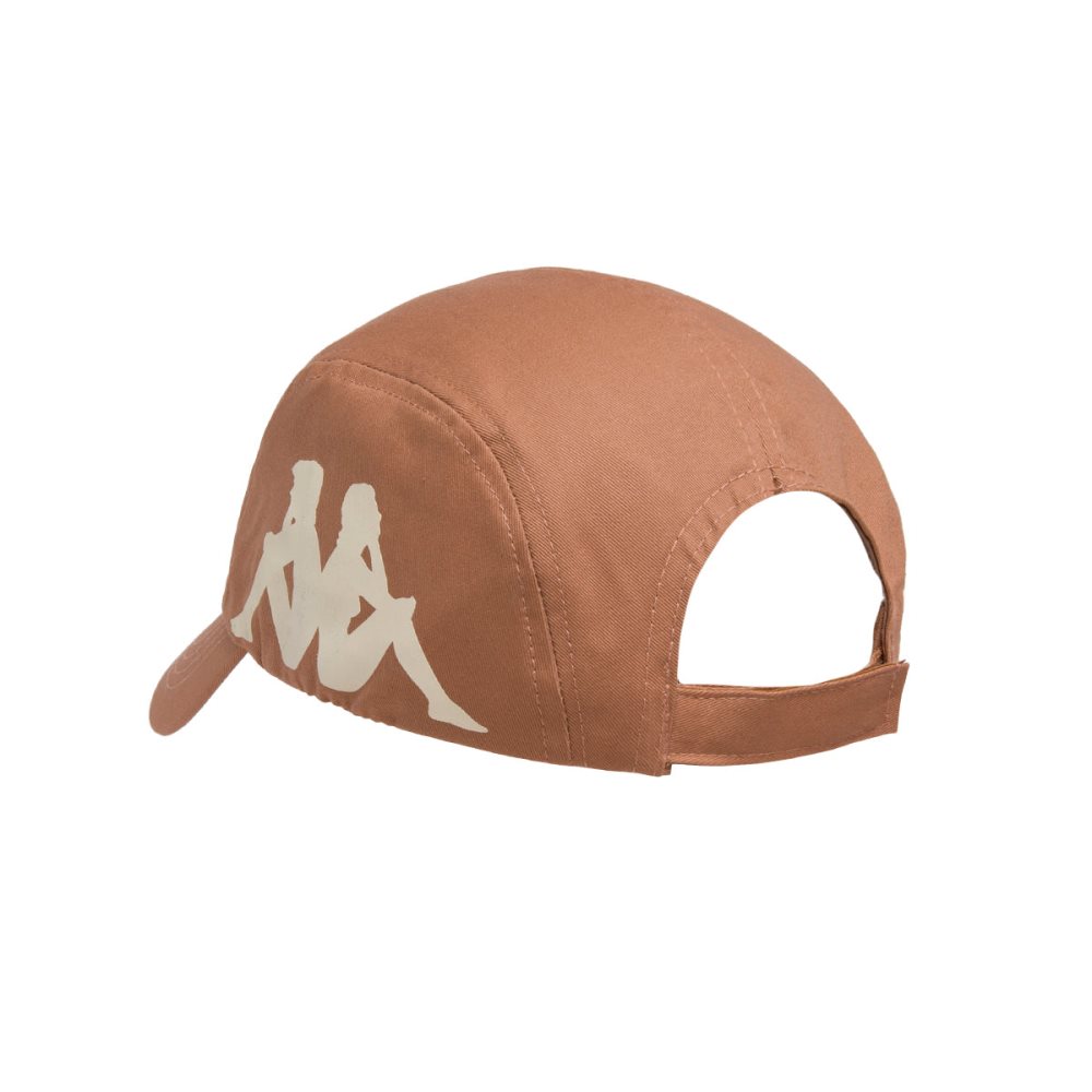 Kappa Authentic Anfrei Caps Brown Yellow | WC5826930