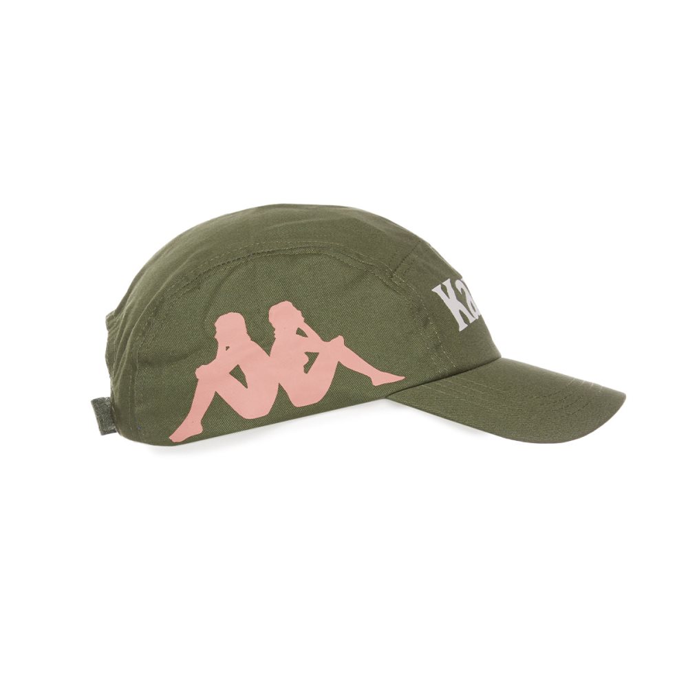 Kappa Authentic Anfrei Caps Green Olive | NH8162357