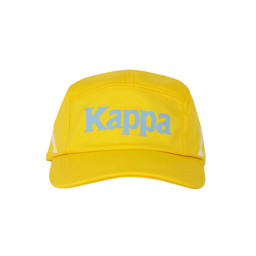 Kappa Authentic Anfrei Caps Yellow Light Blue | AZ8942630